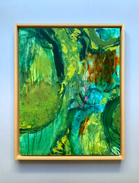 Abstract Woodland Painting, The Path Not Taken