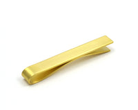 Gold Tie Bar, Brushed Matte Brass