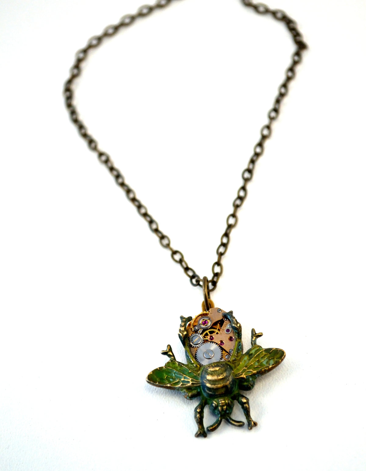 Steampunk Bee Pin, Clockwork