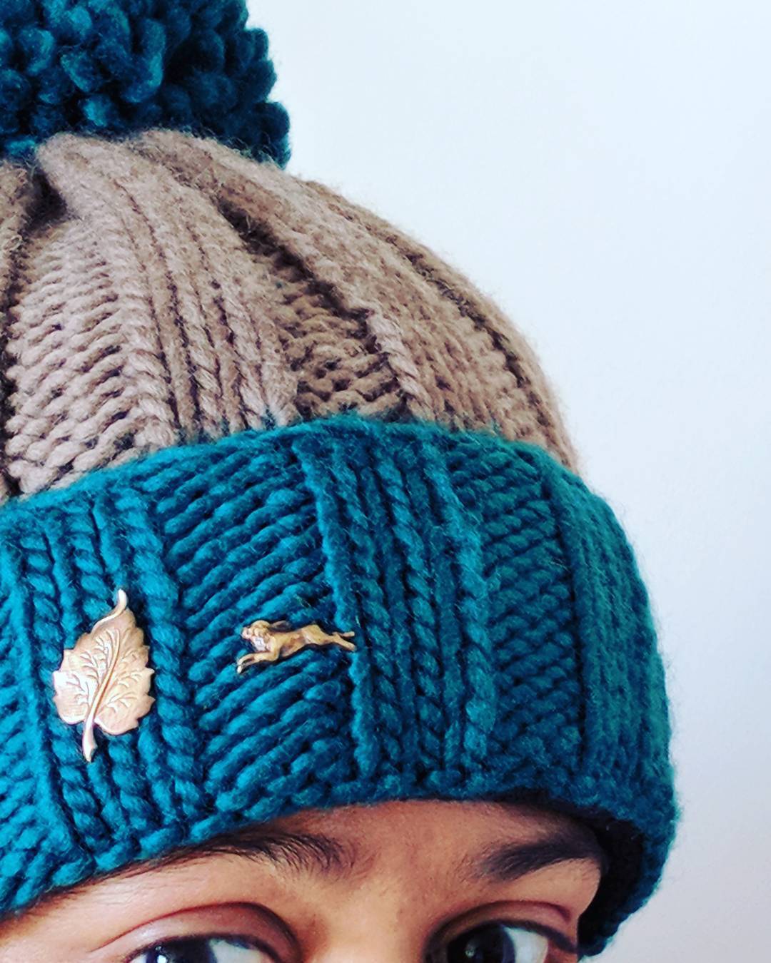 Autumnal Leaf Pin, Nature Lover Gift