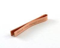 Engraved Copper Tie Clip, 7th Wedding Anniversary