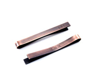 Personalised Copper Tie Bar, Groomsmen Gift