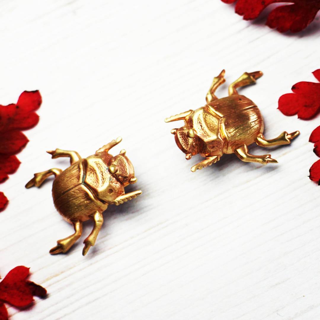 Scarab Pin, Beetle Bug, Wedding Favours