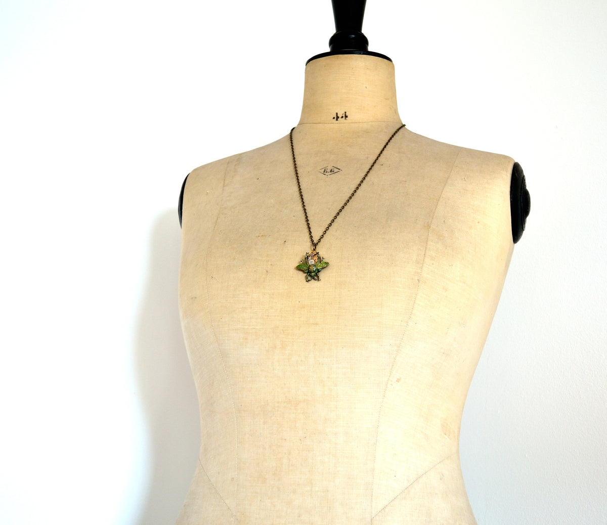 Steampunk Bee Necklace, Eric the Half a Bee