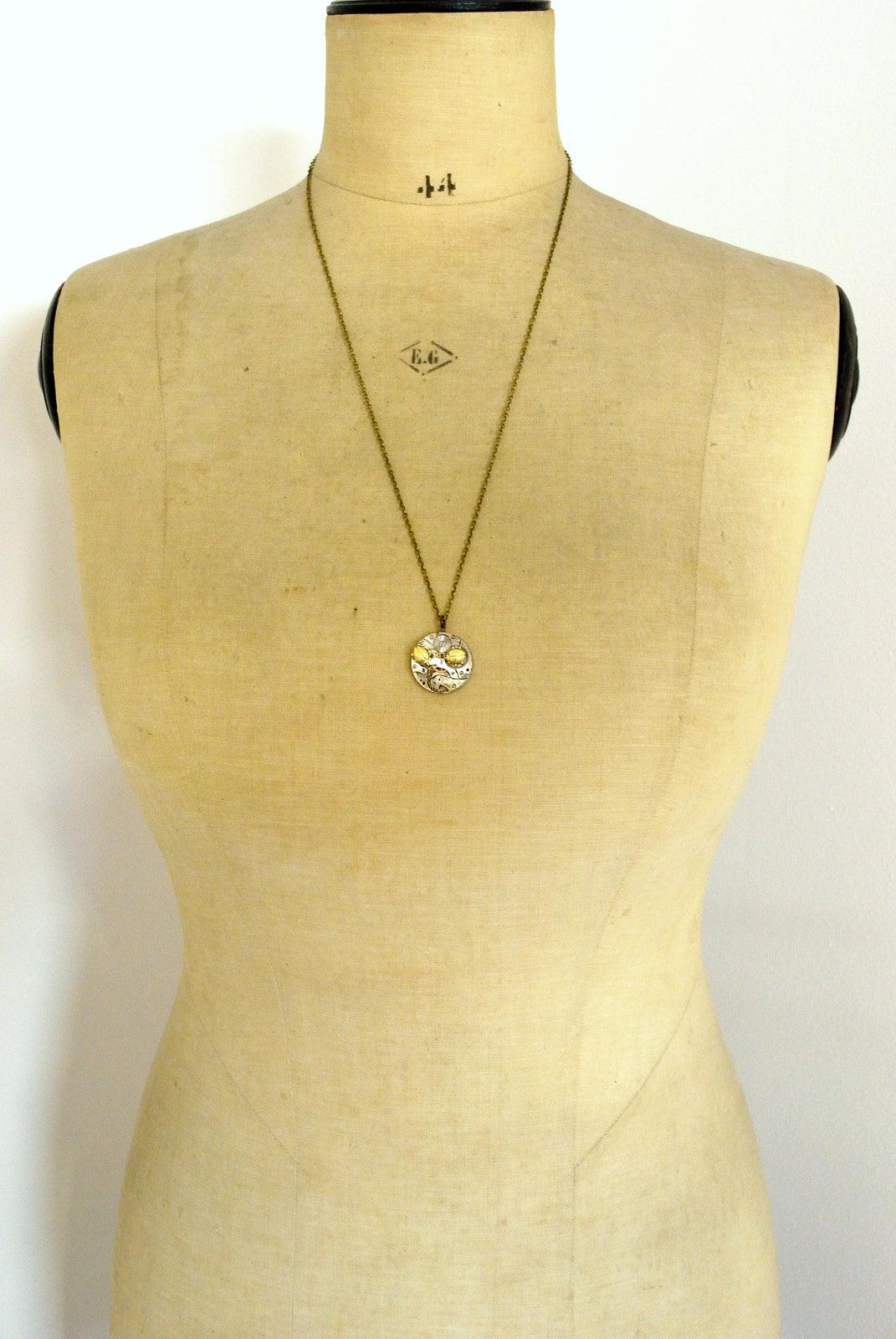 Steampunk Ladybug Necklace, Ladybird Pendant