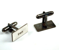 Sterling Silver Personalised Cuff Links