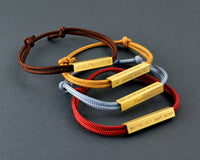 Silver Men's Coordinate Bracelet