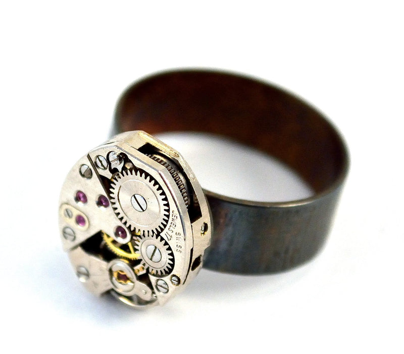 Steampunk ring discount