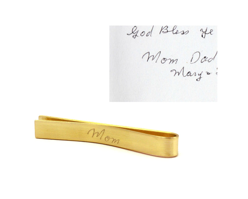 products/BrassHandwritingTieClip.jpg