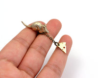 Mouse Pin, Cheese Lover Gift