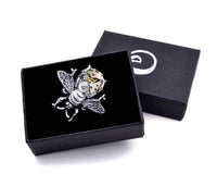 Steampunk Bee Brooch Pin