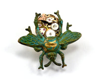 Steampunk Bee Pin, Clockwork