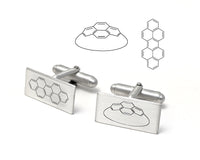 Custom Artwork Cuff Links, Your Design Engraved