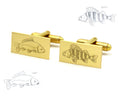Custom Artwork Cuff Links, Your Design Engraved