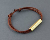 Engraved Mens Bracelet, GPS coordinate Gift for Him