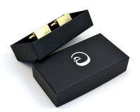 Hand Stamped Brass Custom Initials Cuff Links