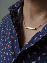 Personalised Men's Spinner Necklace