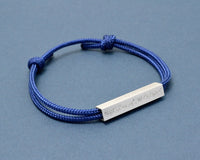 Silver Men's Coordinate Bracelet