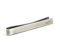 Personalised Silver Tie Bar, Customised Gift