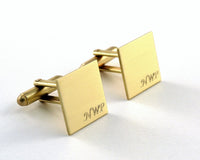 Custom Artwork Cuff Links, Your Design Engraved
