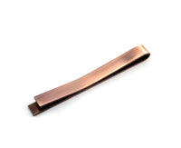 Antiqued Copper Tie Bar, Wedding Favours for Him