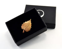 Autumnal Leaf Pin, Nature Lover Gift