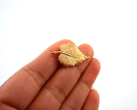 Autumnal Leaf Pin, Nature Lover Gift