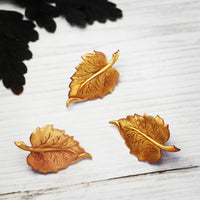 Autumnal Leaf Pin, Nature Lover Gift