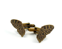 Butterfly Wing Cuff Links, Insect, Nature Lover Gift