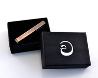 Engraved Antiqued Copper Tie Clip, Customised