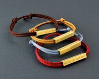 Engraved Mens Bracelet, GPS coordinate Gift for Him