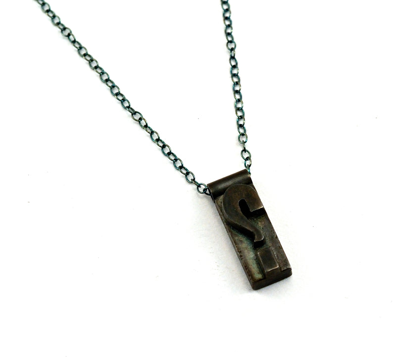 Question Mark Necklace, Silver Punctuation Pendant - Etsy | Charm pendant  necklace, Love necklace, Charm pendant