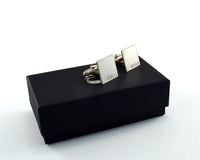 Monogrammed Wedding Cuff Links, Sterling Silver, Personalised