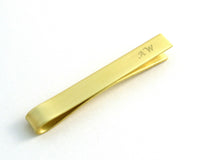 Personalised Gold Tie Pin, Father of the Bride Gift
