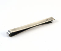 Personalised Silver Tie Bar, Customised Gift