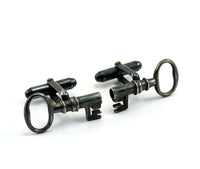 Silver Key Cuff Links