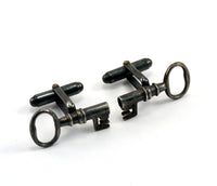 Silver Key Cuff Links