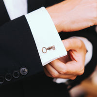 Silver Key Cuff Links