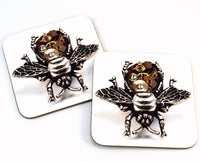 Steampunk Bee Coasters
