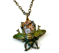 Steampunk Bee Necklace, Eric the Half a Bee