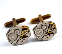 Steampunk Cuff Links, Watch Movements