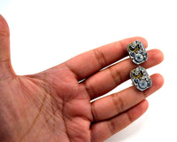 Steampunk Cufflinks, Rectangular Watch Movements