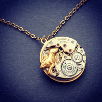 Steampunk Hare Necklace