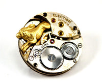 Steampunk Hare Pin, Clockwork Brooch